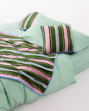 Kip & Co Cactus Boucle Cushion | Stripe