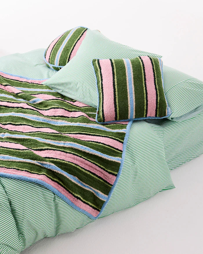 Kip & Co Cactus Boucle Cushion | Stripe