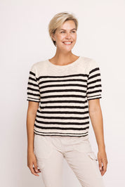 Zhrill Rasta Knit Top | Black Natural