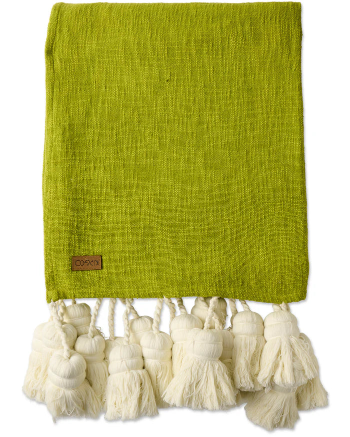 Kip & Co Sicilian Canolli Tassel Throw | Canolli