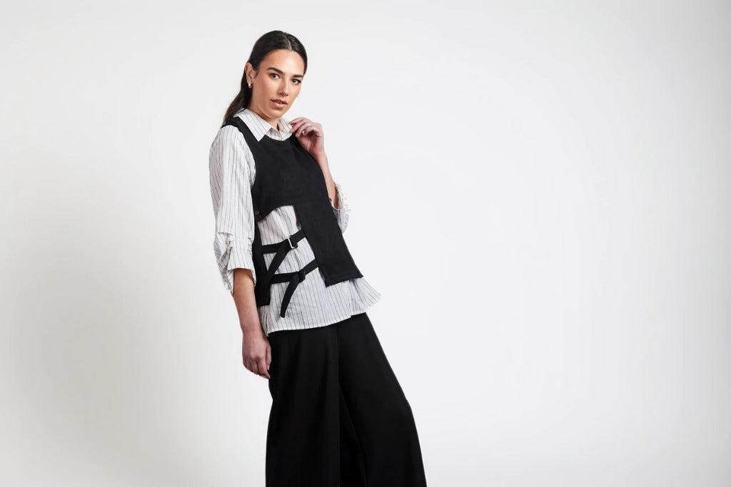 Obi Plush Layer Top | Black