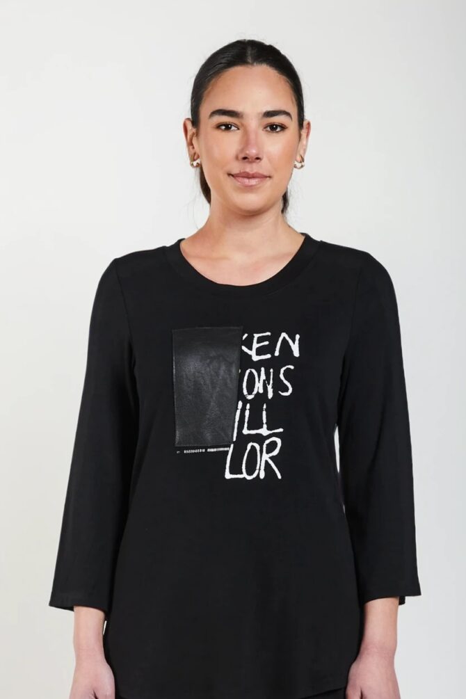 Obi Media Tee | Black