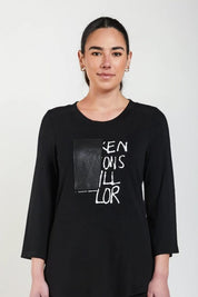 Obi Media Tee | Black