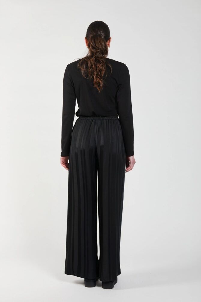 Obi Causeway Palazzo Pants | Black