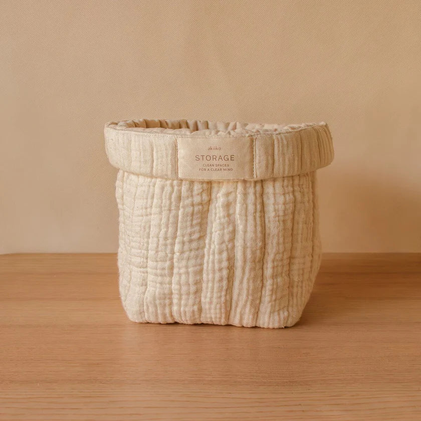 Akiiko Fyra Square Basket | Natural