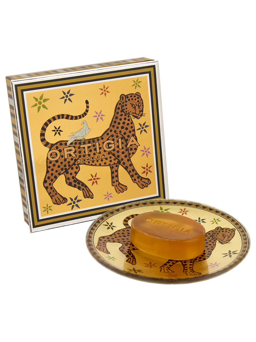 Ortigia Sicilia Glass Plate & Soap | Ambra