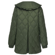 Moke Tess Womens Quilt Coat | Olive Green