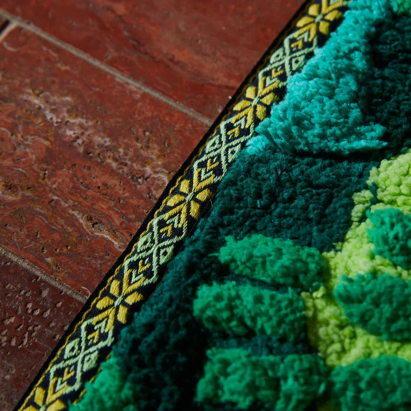 Sage X Clare Eliza Bath Mat | Spring Green