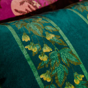 Sage X Clare Agata Velvet Cushion | Verdant