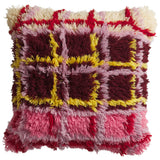 Sage X Clare Karina Shag Cushion | Rosewood