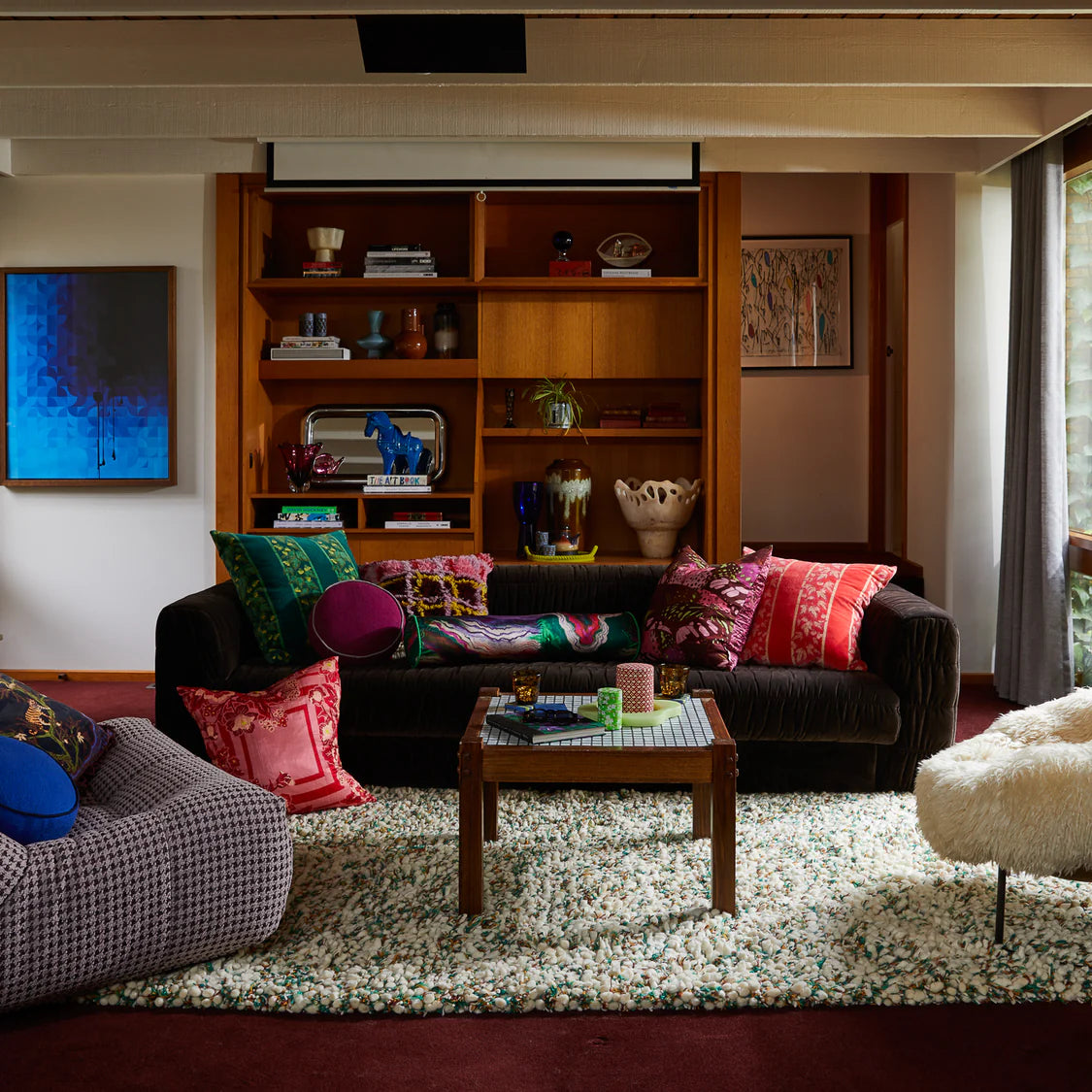 Dana Round Cushion | Plumberry