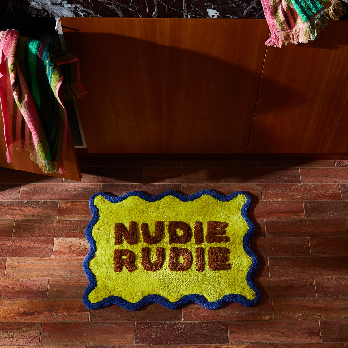 Sage X Clare Amalie Nudie Bath Mat Mini | Daffodil