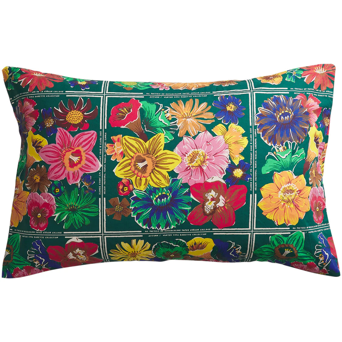 Sage X Clare Ines Cotton Pillowcase Set | Verdant Standard