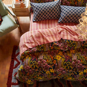 Sage X Clare Babette Linen Quilt Cover | Ink