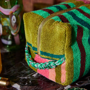 Sage X Clare Large Nicolette Terry Pouch | Juniper