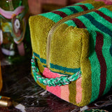 Sage X Clare Large Nicolette Terry Pouch | Juniper