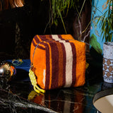 Sage X Clare Small Nicolette Terry Pouch | Russet