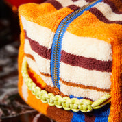 Sage X Clare Small Nicolette Terry Pouch | Russet