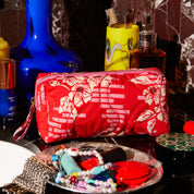 Sage X Clare Marta Travel Pouch | Vermillion