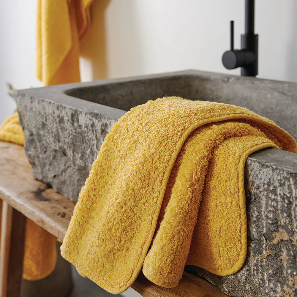 George St Linen Super Pile Cotton Towel | Banana
