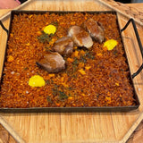 Spanish Enamel Flat Tray | 18x18cm