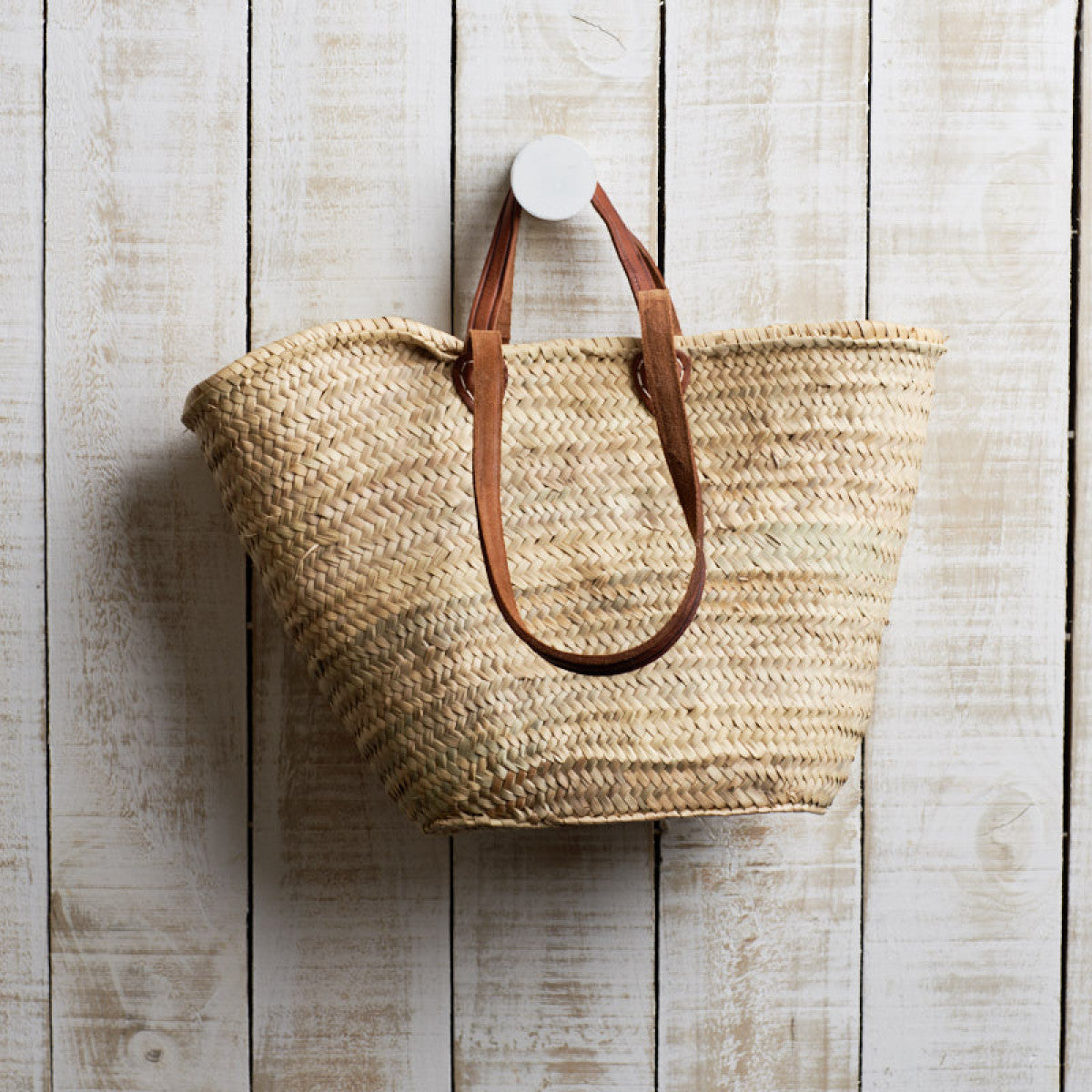 The New Yorker French Market Basket | Long and Short Handle