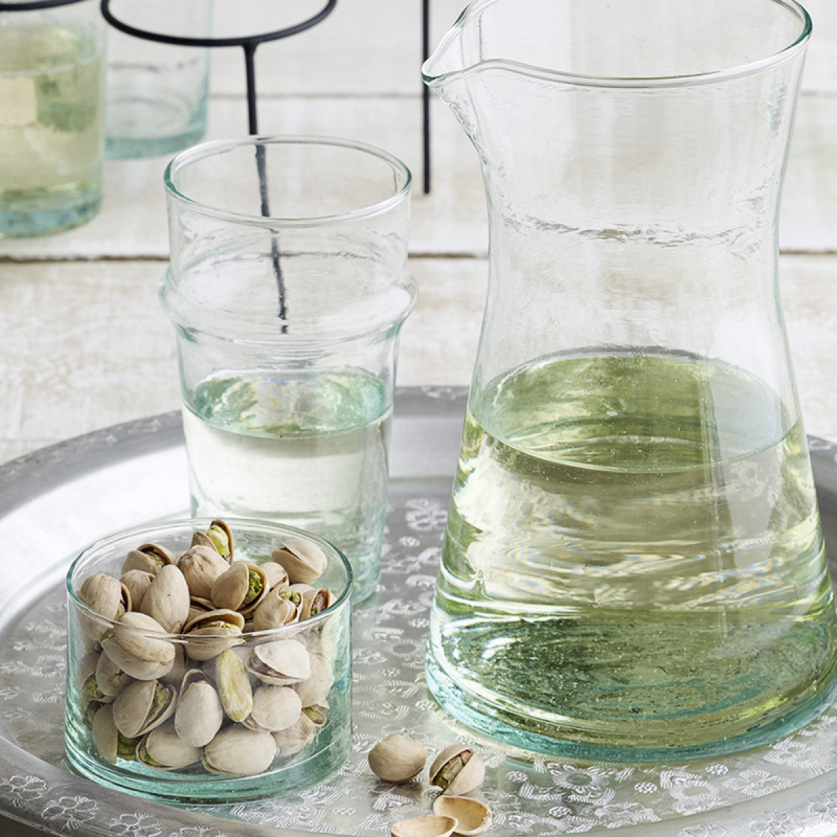 Beldi Clear Blue Glass Bowl | 150ml