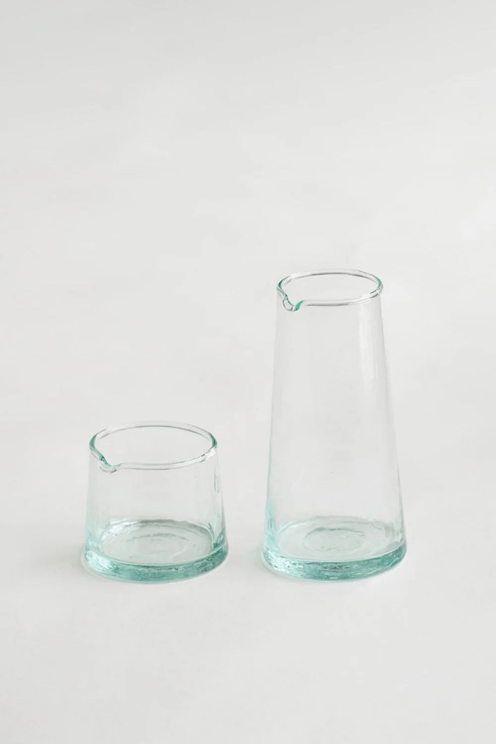 Beldi Clear Blue Glass Carafe | 185ml