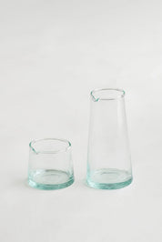 Beldi Clear Blue Glass Carafe | 185ml