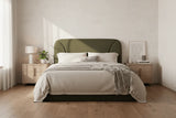 Betty Head Board | Queen Olive Green