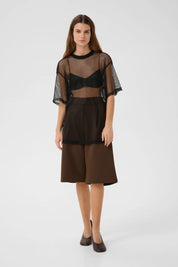 Karen By Simonsen Bibi Tee | Black Mesh