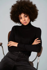 St Tropez Mila Rollneck Pullover | Black