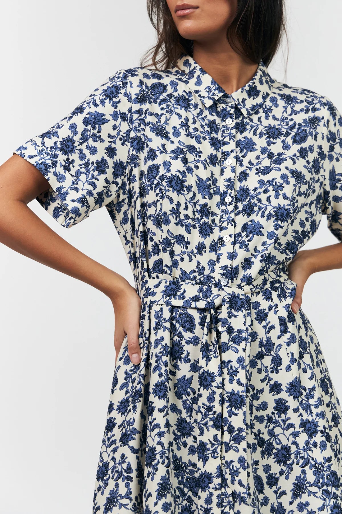 Lollys Laundry Blake Midi Dress | Blue