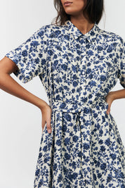 Lollys Laundry Blake Midi Dress | Blue