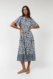 Lollys Laundry Blake Midi Dress | Blue