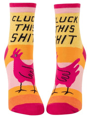 Blue Q Ankle Socks | Cluck This Shit