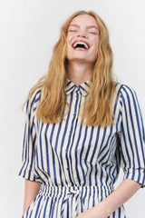 Lollys Laundry Bono Shirt | Blue Stripe