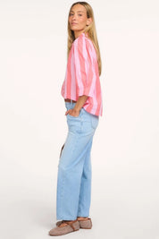 Lollys Laundry Bono Shirt |  Pink Stripe