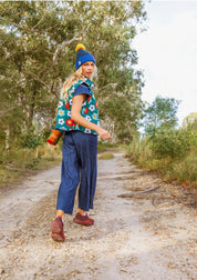 Boom Shankar Ria Pant | Dark Denim
