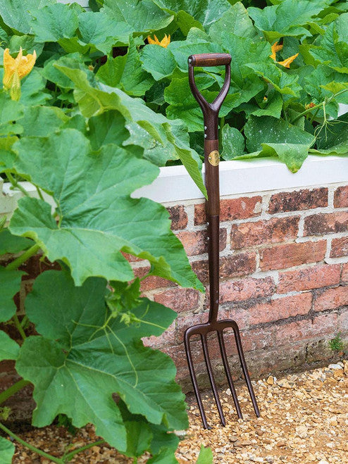 Burgon Ball Large Garden Dark Wood Fork | 100cm