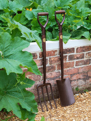 Burgon Ball Large Garden Dark Wood Fork | 100cm