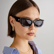 Le Specs Beachcomber Sunglasses | Black Mono