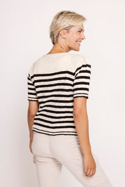 Zhrill Rasta Knit Top | Black Natural
