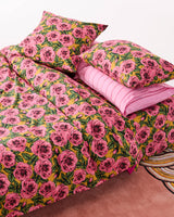 Kip & Co Golden Peony Organic Quilt Cover| Queen