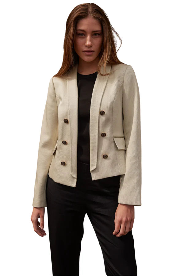 Bruuns Bazaar Calcarea Akari Blazer | Eucalyptus