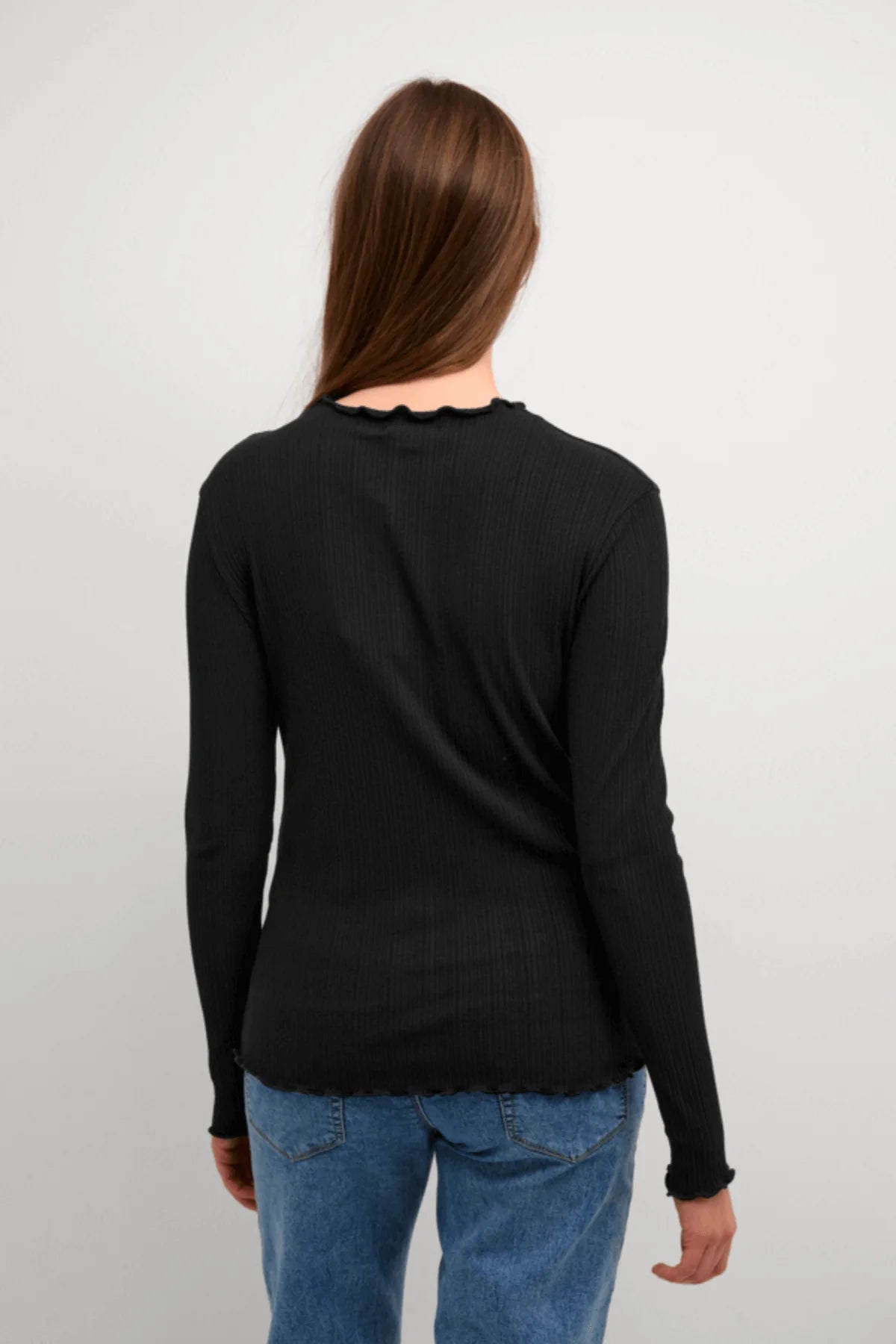 Karen By Simonsen Candace Long Sleeve Tee | Black