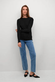 Karen By Simonsen Candace Long Sleeve Tee | Black