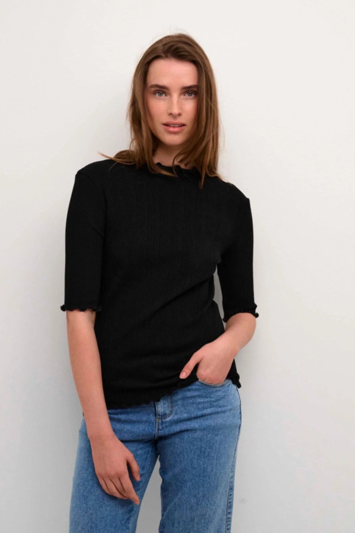 Karen By Simonsen Candace Short Sleeve Tee  | Meteorite