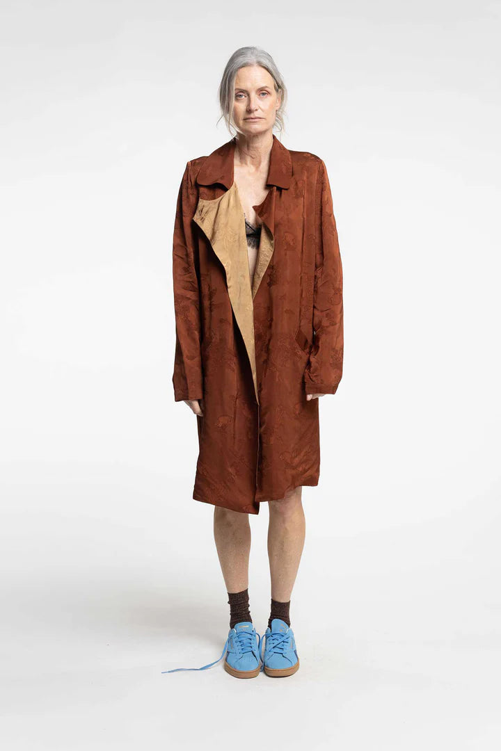New Lands Casey Coat | Cinnamon With Honey