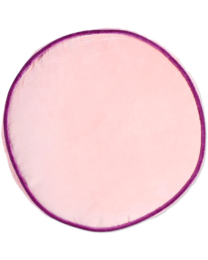 Kip & Co Velvet Pea Cushion | Plum Jam